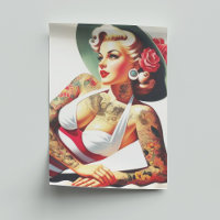 Costume de bain tatoué rétro Pin-up