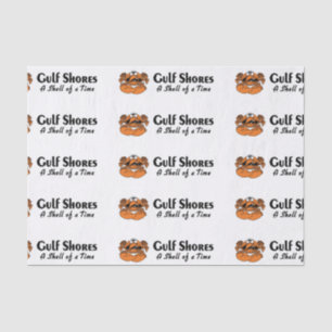 Papier Mousseline Côte du Golfe Crabe de l'Alabama