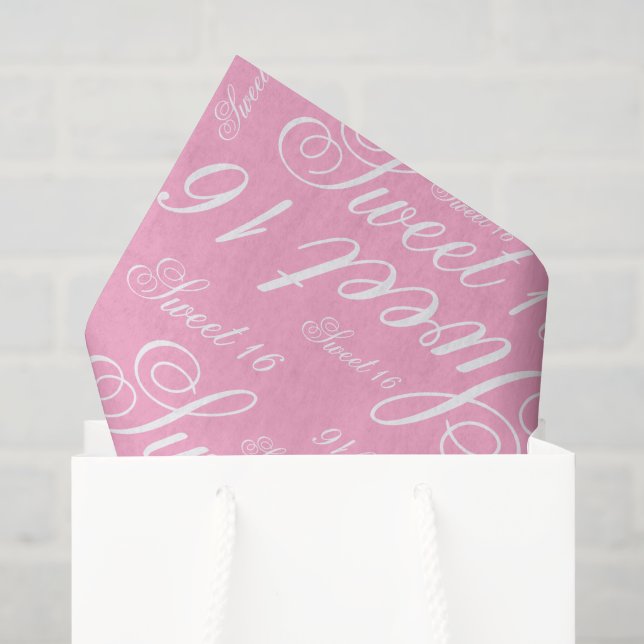 Papier Mousseline Couleur de coutume du bonbon 16 (Sac cadeau)