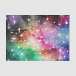 Papier Mousseline Couleur Eau Cosmique 1