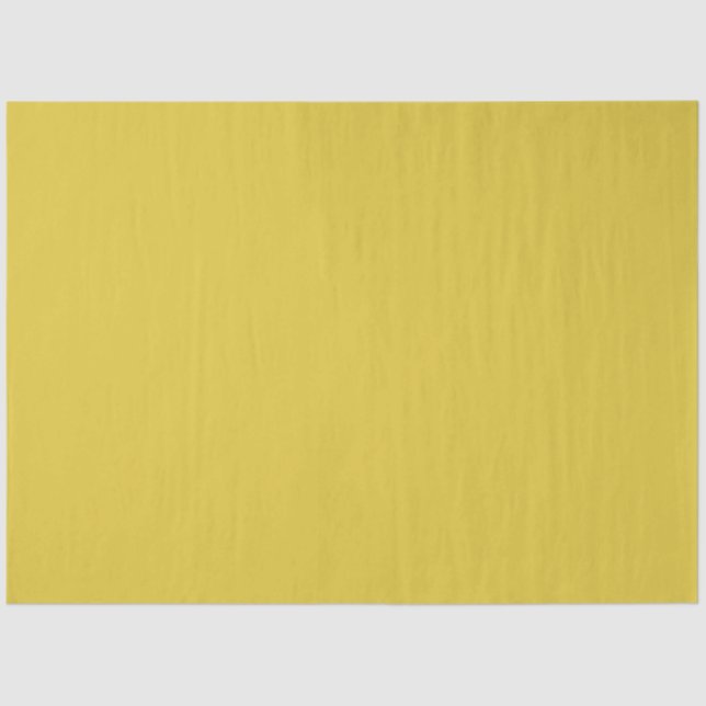 Papier Mousseline Couleur solide jaune poussiéreux (Recto)