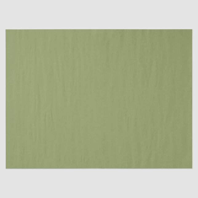 Papier Mousseline Couleur solide vert mousse (Recto)