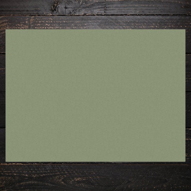 Papier Mousseline Couleur solide verte Sage (Créateur téléchargé)