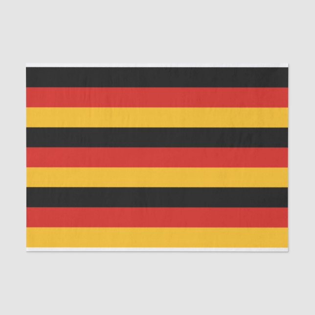 Papier Mousseline COULEURS ALLEMANDES DE DRAPEAU + vos idées (Recto)