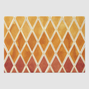 Papier Mousseline Couleurs d'automne et texture or