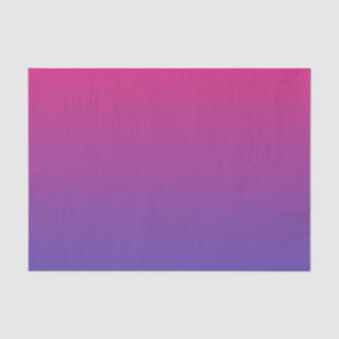 Papier Mousseline Couleurs de dégradé rose et violet