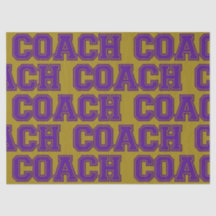 Couleurs de l'école COACH Varsity Lettres-Purple-G