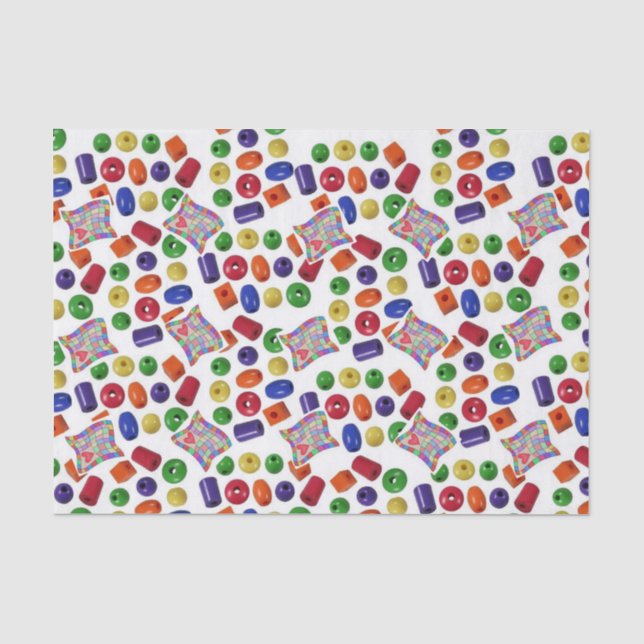 Papier Mousseline Couleurs du papier de tissus (Recto)