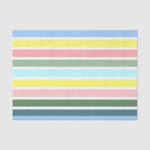 Papier Mousseline Couleurs en bande des Bermudes