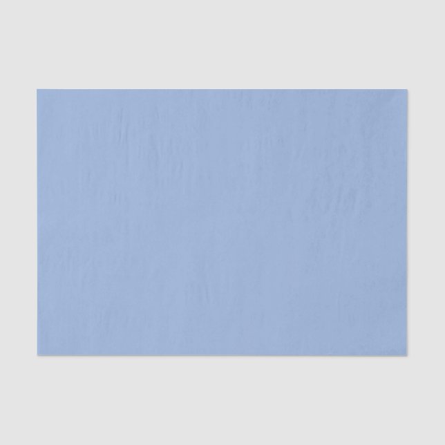 Papier Mousseline Couleurs tendance - Couleur bleu poudre - Solide (Recto)
