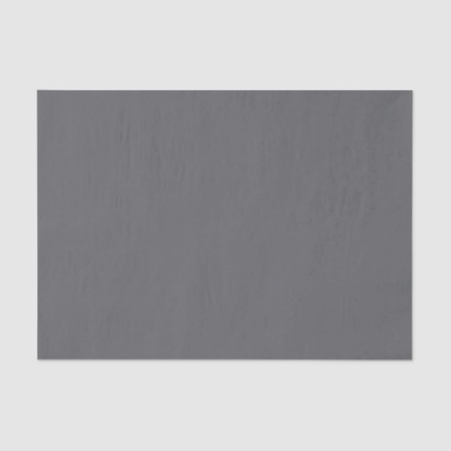 Papier Mousseline Couleurs tendance - Gris d'ardoise - Solide (Recto)