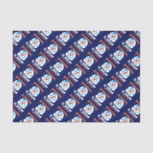 Papier Mousseline Coureur par temps froid - Courir est neige beaucou