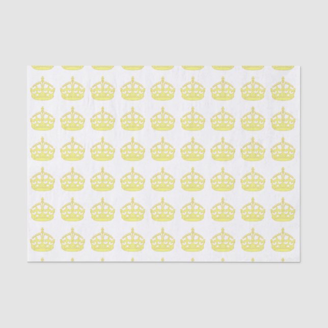Papier Mousseline Couronne royale (Recto)