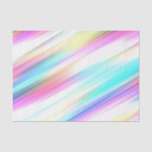 Papier Mousseline Courses de brosse d'arc-en-ciel