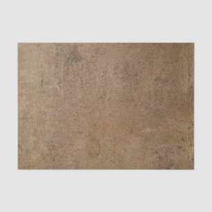 Papier Mousseline Couvre livre en cuir vieux tabac brun