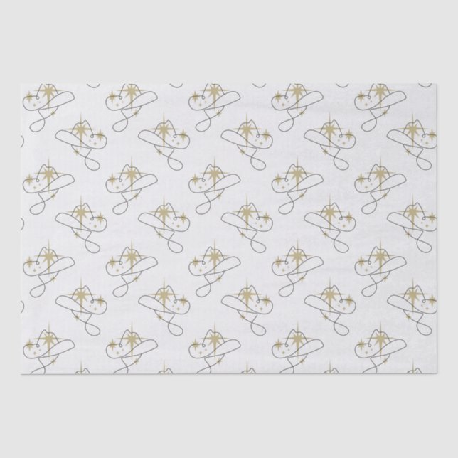 Papier Mousseline Cowgirl (Recto)