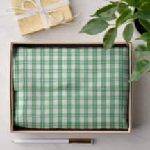 Cozy Green Plaid Rustic Christmas Cabin