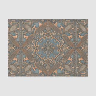 Papier Mousseline Cozy old pattern