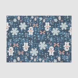 Papier Mousseline Cozy Whimsical Holiday Throw Pillow