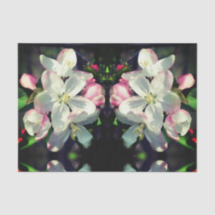 Papier Mousseline Crabapper Flore de printemps Découpage