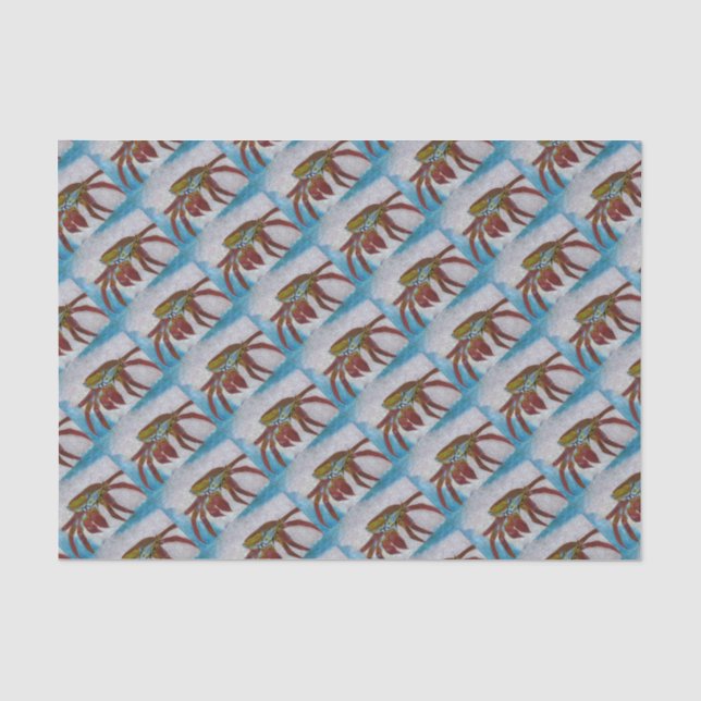 Papier Mousseline Crabe (Recto)