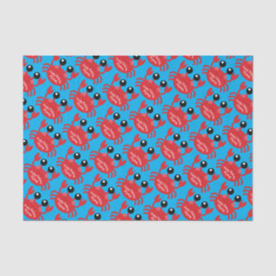 Papier Mousseline Crabe Anniversaire Soirée Cartoon Enfants