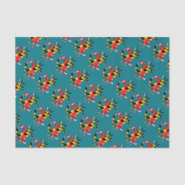 Papier Mousseline Crabe du Maryland (Recto)