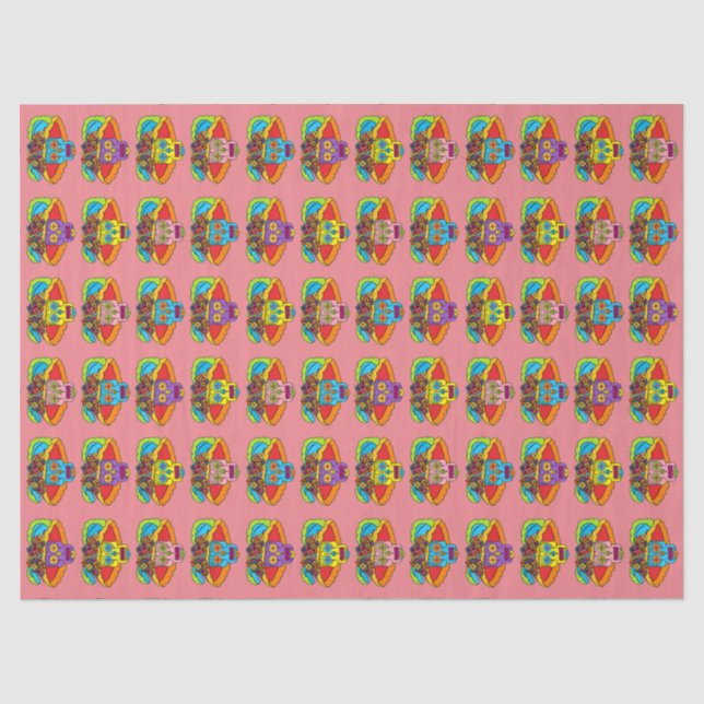 Papier Mousseline Crâne de sucre Catrina (Recto)