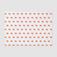 Crâne rouge chaud orange simple propre frais