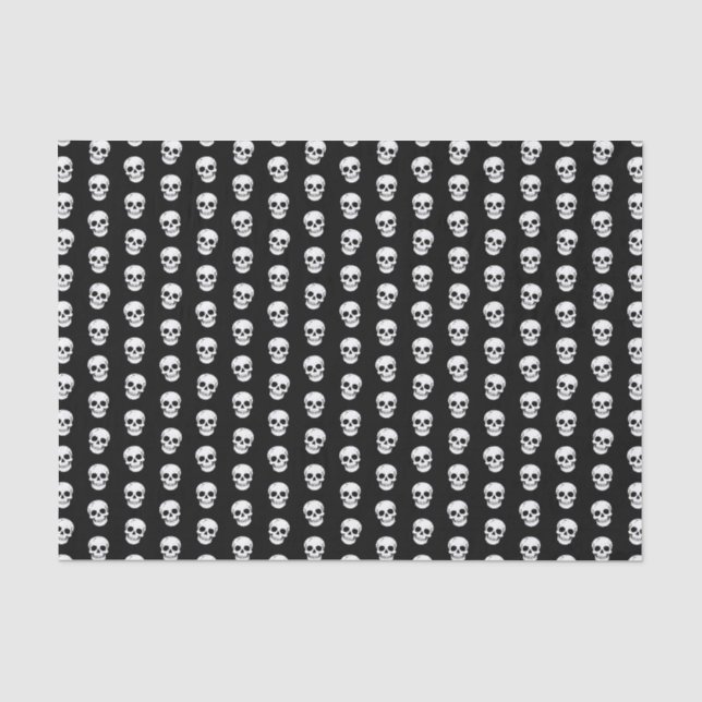Papier Mousseline Crânes (Recto)