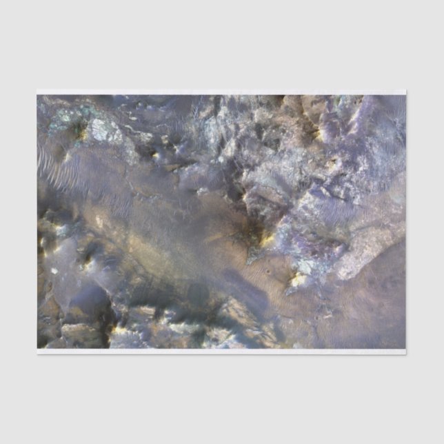 Papier Mousseline Cratère de Hargraves sur Mars (Recto)