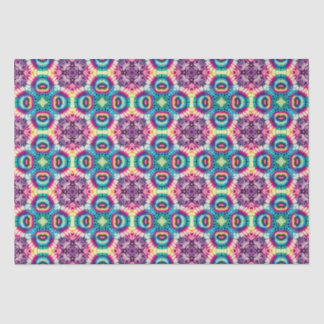 Papier Mousseline Cravate arc-en-ciel - Motif géométrique 7