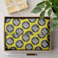 Créez votre propre fond jaune de logo répétitif