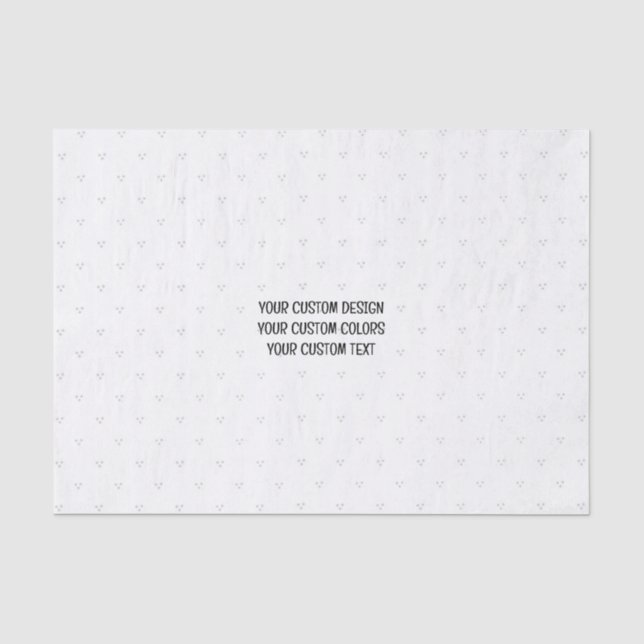 Papier Mousseline Créez votre propre personnalisation (Recto)