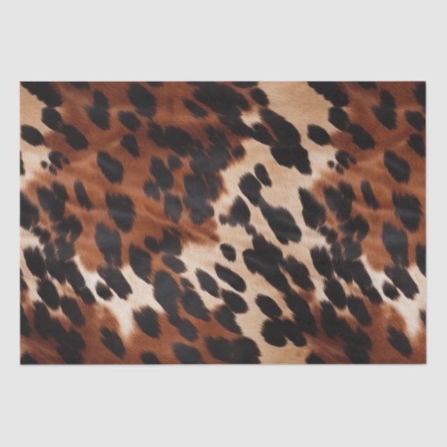 Papier Mousseline Crème Brown noir (Recto)