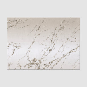 Papier Mousseline Crème Or Pailleté Marbre Paillettes Mariage