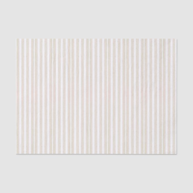 Papier Mousseline Crème Rose et Blancs Peint Bande sans couture (Recto)
