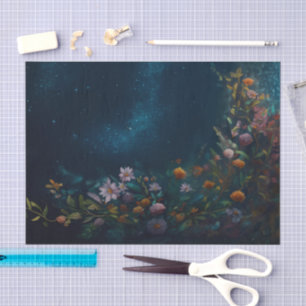 Papier Mousseline Crépuscule Mystérieux, Compagnon Floral Papillon F