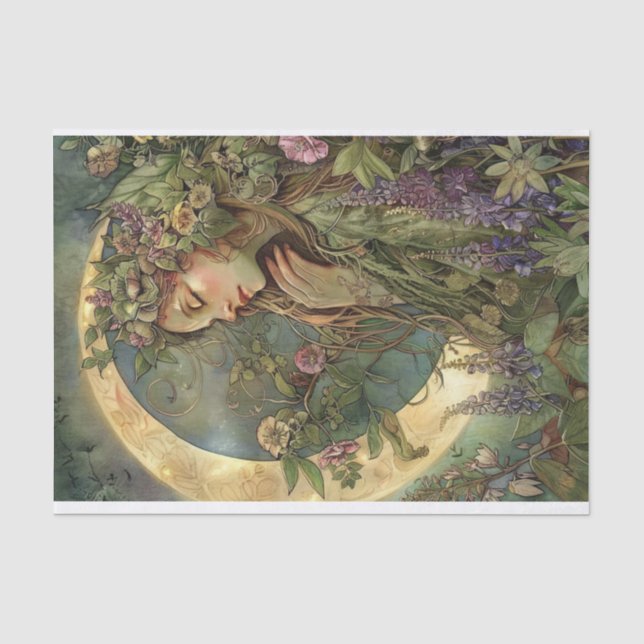 Papier Mousseline Crescent Moon Ostara (Recto)