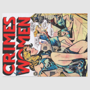Papier Mousseline Crimes De Femmes Jailbreak BD Vintage