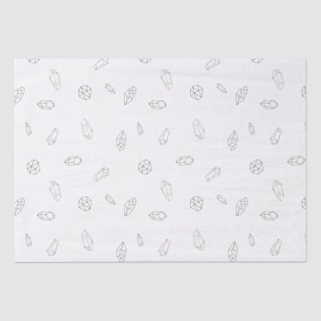 Papier Mousseline Cristaux de guérison (Recto)