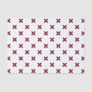 Papier Mousseline Crochets Mulberry sur blanc