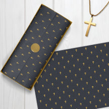 Croix - Faux Mustard Gold sur Graphite