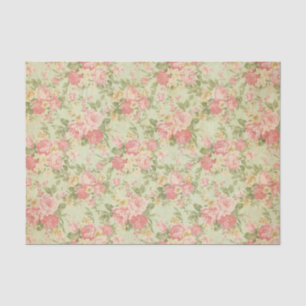 Papier Mousseline Cru floral