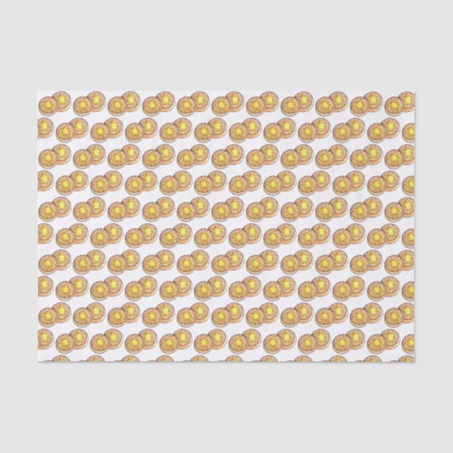 Papier Mousseline Crumpets à beurre chaud Cuisine britannique (Recto)
