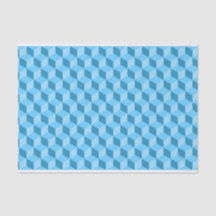 CUBE BLEU CLAIR MOTIFS