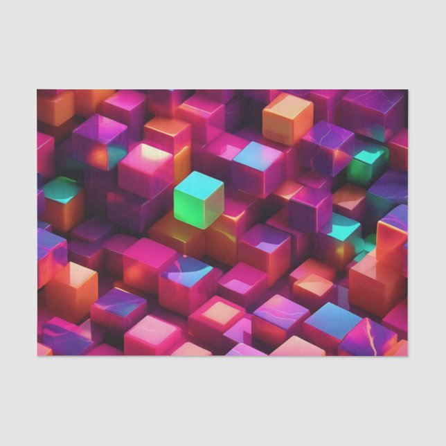 Papier Mousseline Cube de fusion en marbre (Recto)