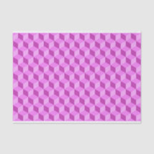 CUBE GÉOMÉTRIQUE ROSE CLAIR MOTIFS