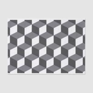 Papier Mousseline Cubes architecturaux modernes, simples et urbains