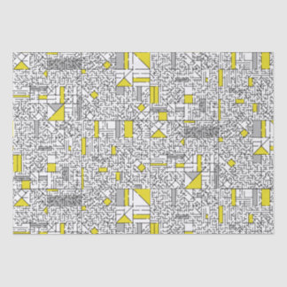 Papier Mousseline Cubism Maze